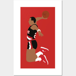 Clyde Drexler Dunk Posters and Art